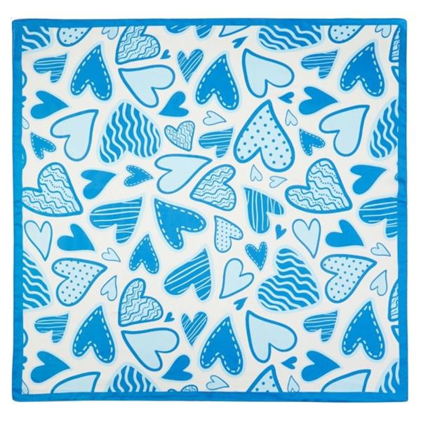 HEART PRINT BANDANA