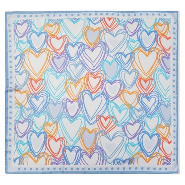 HEART PRINT BANDANA