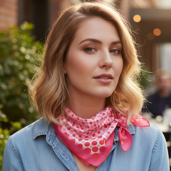 POLKA DOTS PRINT BANDANA