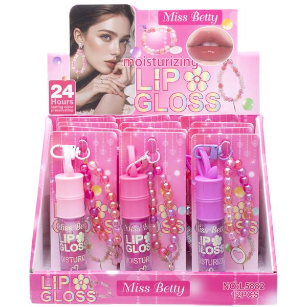 MISS BETTY MOISTURIZING LIP GLOSS (12 PAIRS)