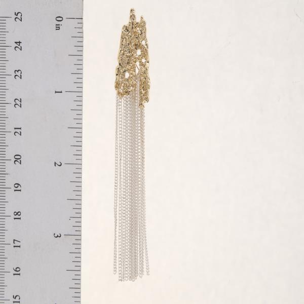SODAJO METAL CHAIN TASSEL DANGLE EARRING