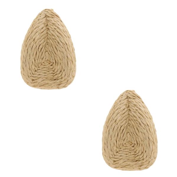 RAFFIA EARRING