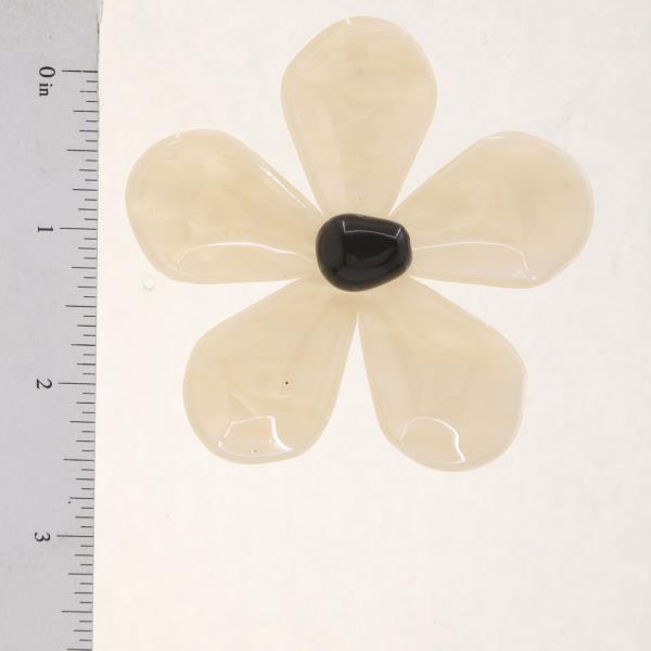 ACETATE FLOWER EARRING