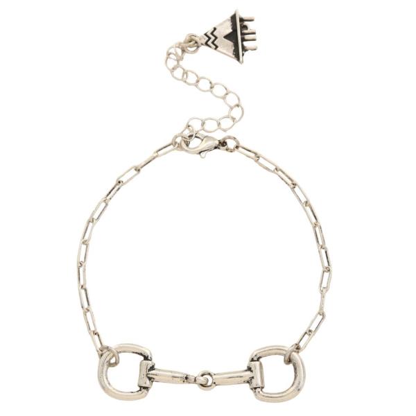 WESTERN HORSEBIT METAL BRACELET