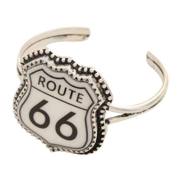 ROUTE 66 METAL CUFF BRACELET