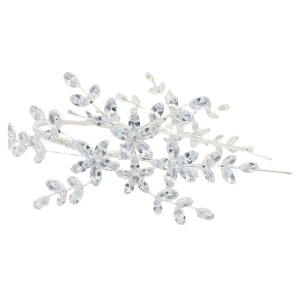 RHINESTONE FLORAL HEADBAND