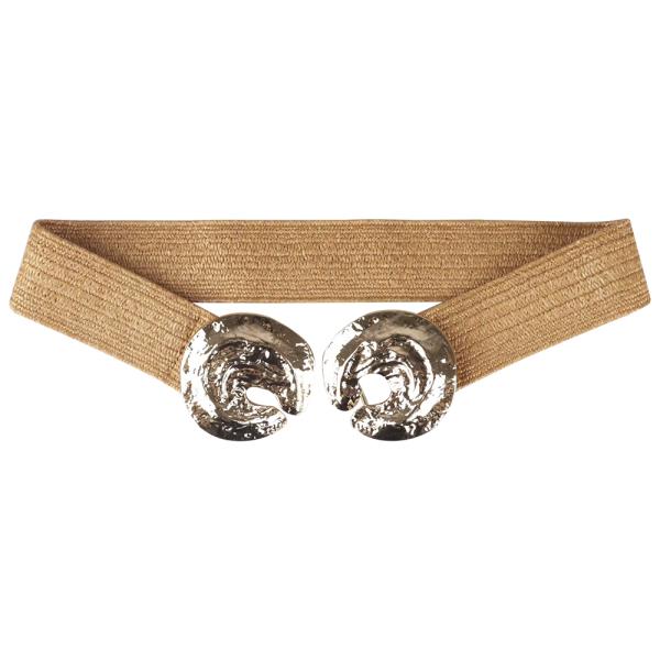 ROUND METAL WOVEN PLUS BELT
