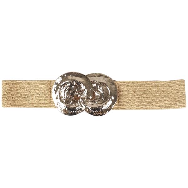 ROUND METAL WOVEN PLUS BELT