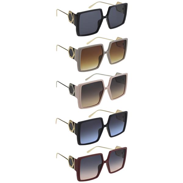 CHIC SQUARE SUNGLASSES 1DZ