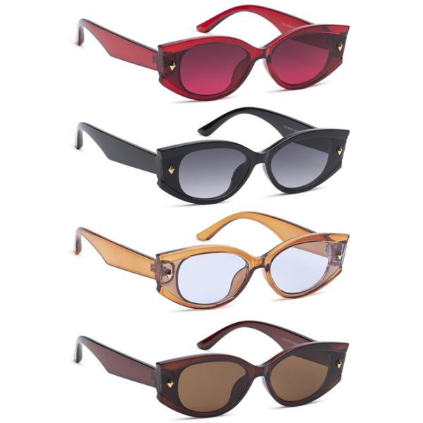 ROUND CHIC CAT EYE SUNGLASSES 1DZ
