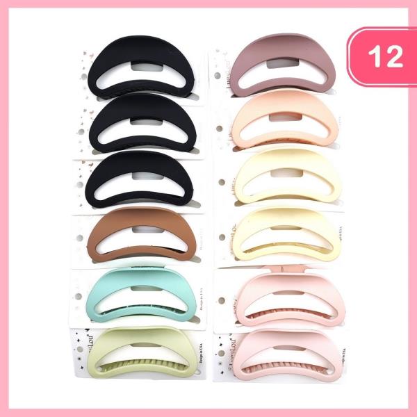 HAIR CLAW CLIP (12 UNITS)