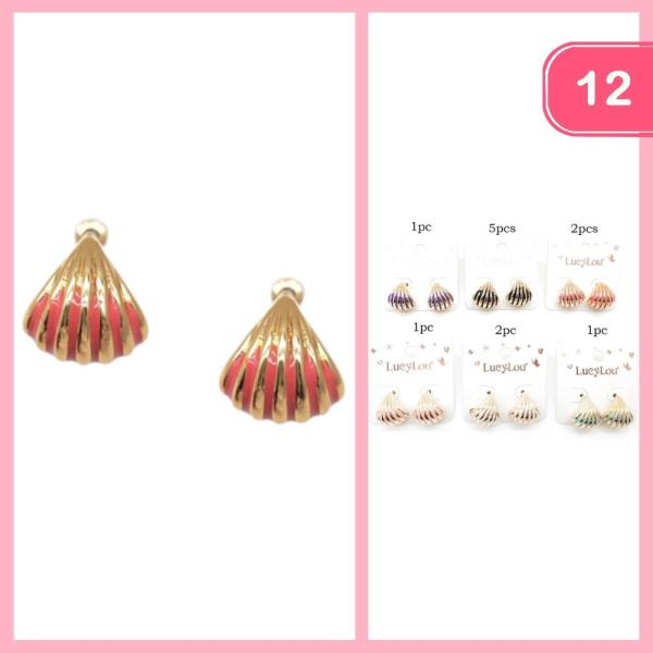 HUGGIE POST EARRING (12 UNITS)