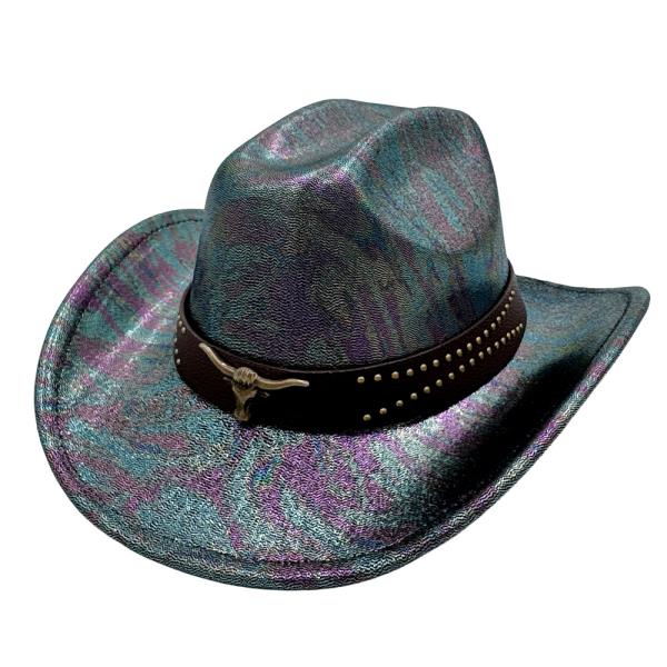 METALLIC STYLE COWBOY HAT