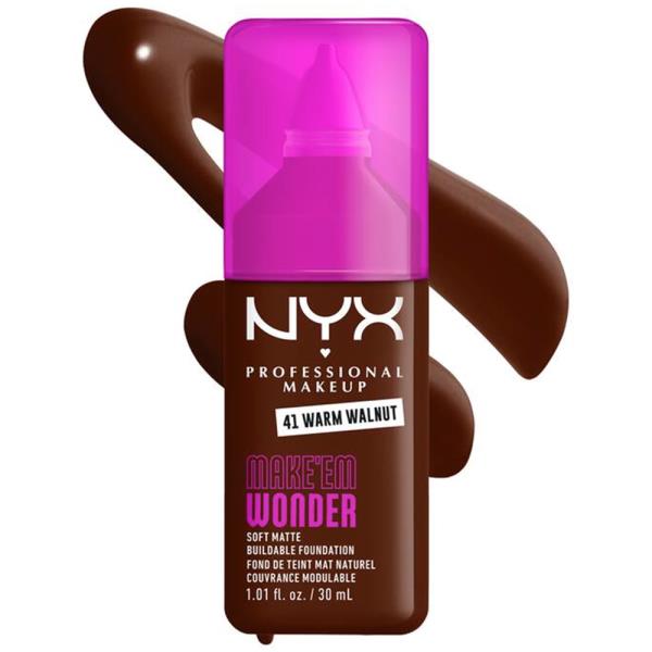 NYX MAKE EM WONDER SOFT MATTE BUILDABLE FOUNDATION (3 UNITS)