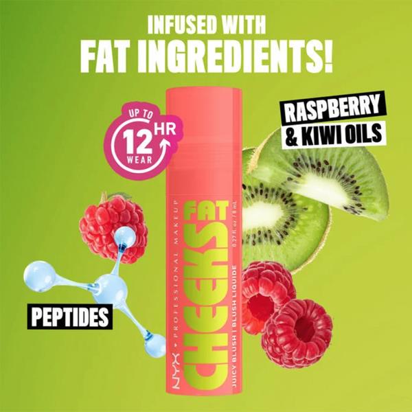 NYX FAT CHEEKS JUICY LIQUID BLUSH (3 UNITS)