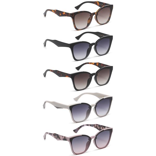 SQUARE CAT EYE SUNGLASSES 1DZ