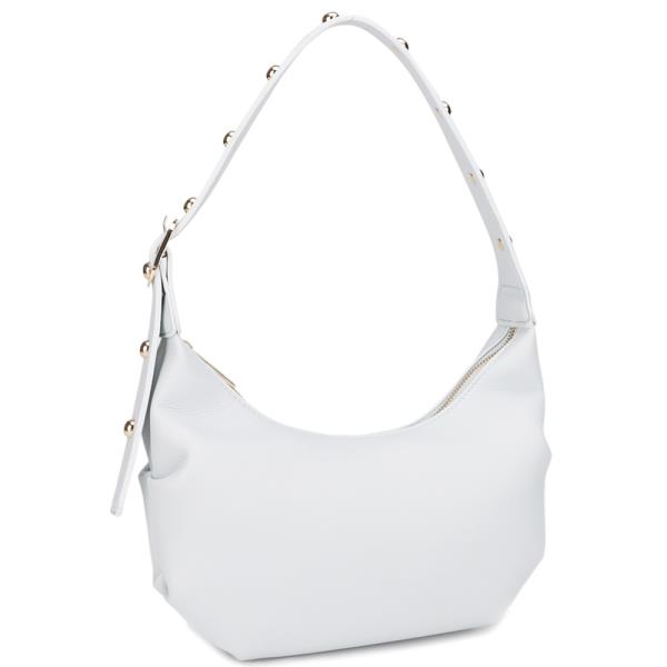 CURVE STUD SHOULDER BAG