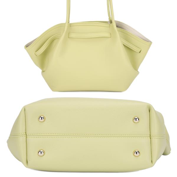 2IN1 SMOOTH DESIGN TOTE BAG W POUCH SET