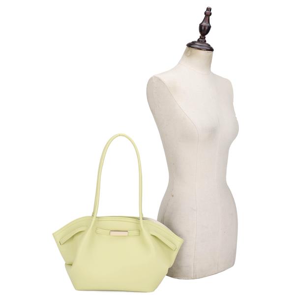 2IN1 SMOOTH DESIGN TOTE BAG W POUCH SET