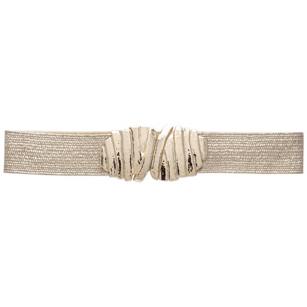 METAL DESIGN WOVEN BELT