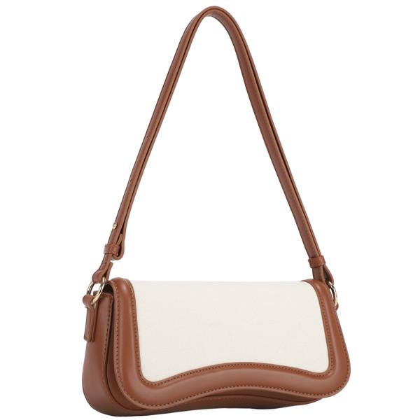 TWO TONE SHOULDER BAG