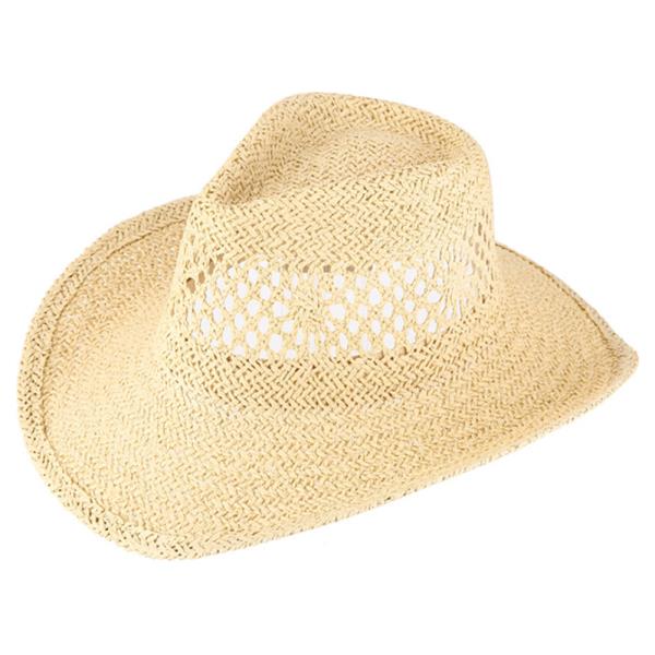WEAVE STRAW COWBOY SUN HAT