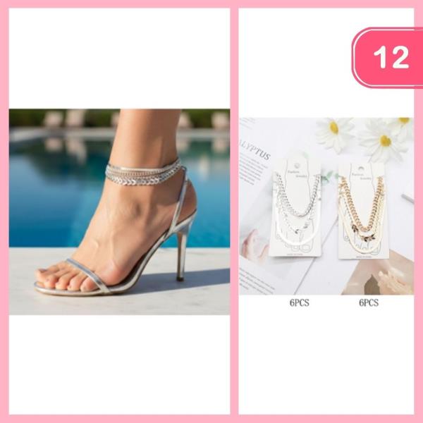 LAYERED UP ANKLET (12 UNITS)