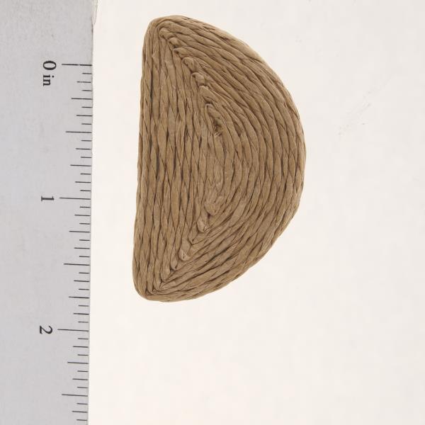 HALF CIRCLE TWINE EARRING