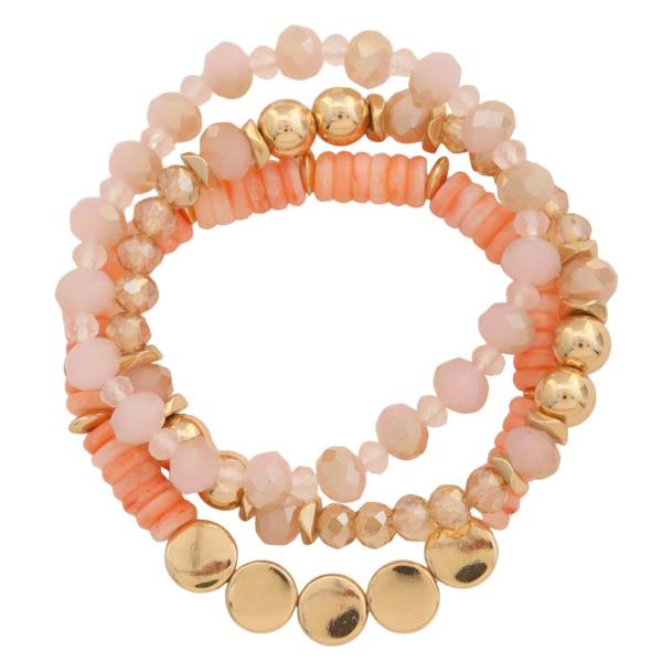 MIXED BEAD BRACELET SET