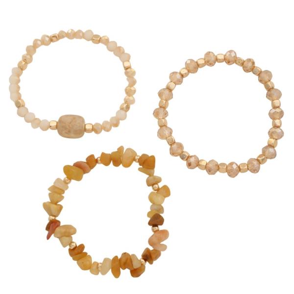 MIXED BEAD BRACELET SET