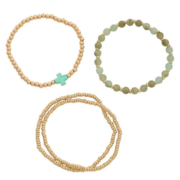 BEADED BRACELET SET