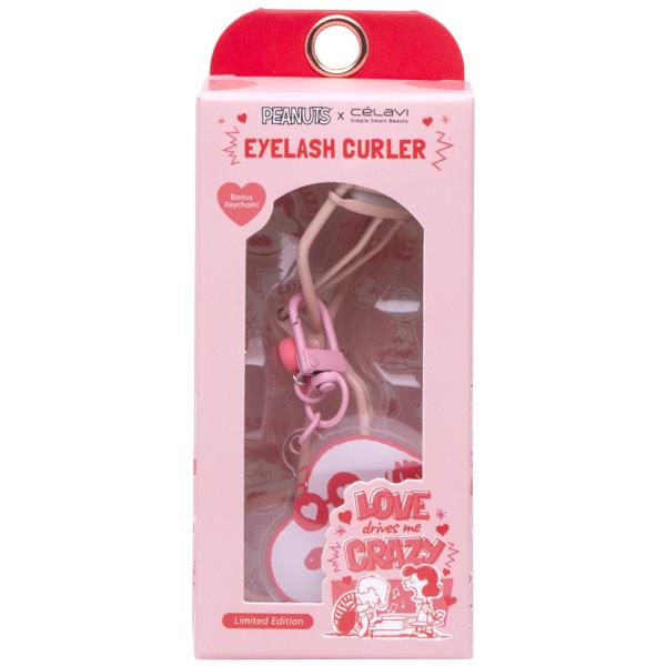 CELAVI X PEANUTS EYELASH CURLER W BONUS KEYCHAIN