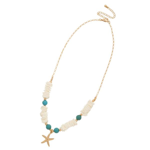 STARFISH BEADED NECKLACE