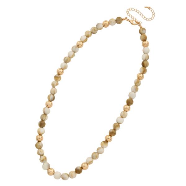 MIXED BEAD NECKLACE