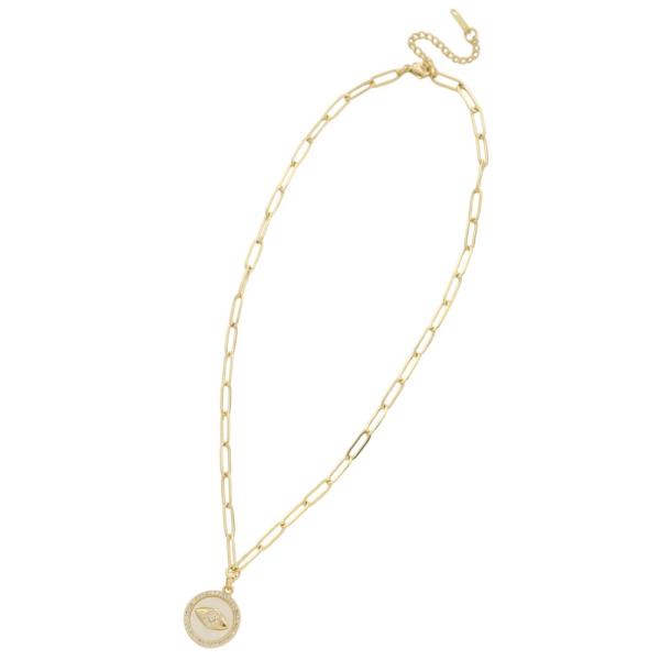 STAINLESS STEEL CZ EVIL EYE PENDANT NECKLACE