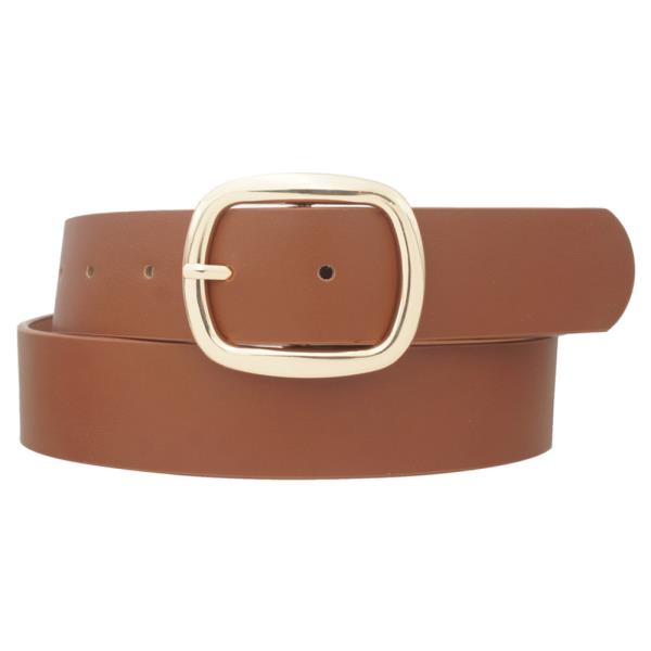 ROUNDED RECTANGLE BUCKLE BELT