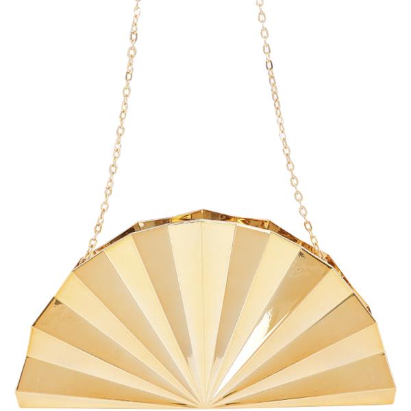 METALLIC ACRYLIC PARTY CLUTCH BAG