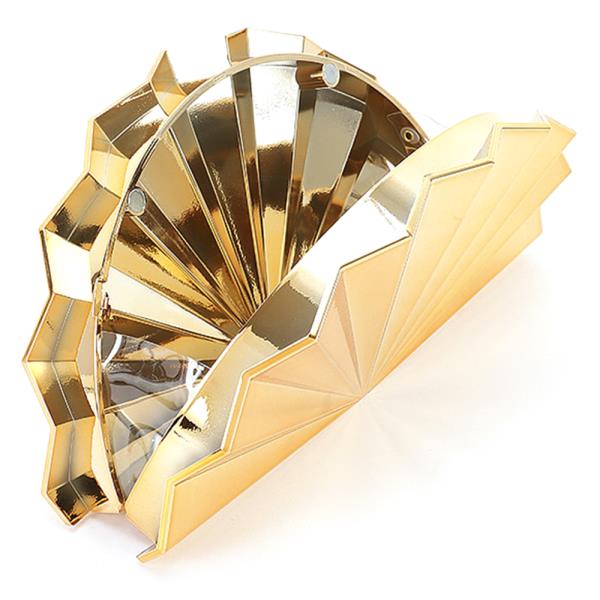 METALLIC ACRYLIC PARTY CLUTCH BAG