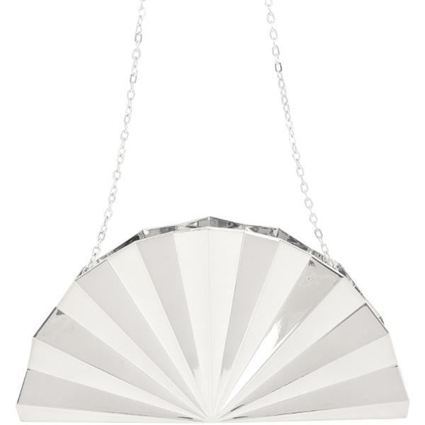 METALLIC ACRYLIC PARTY CLUTCH BAG