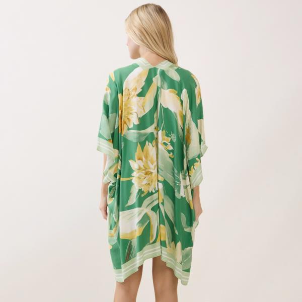 FLORAL PRINT KIMONO