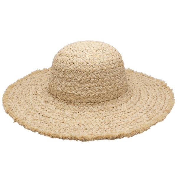RAFFIA STRAW FLOPPY SUN HAT