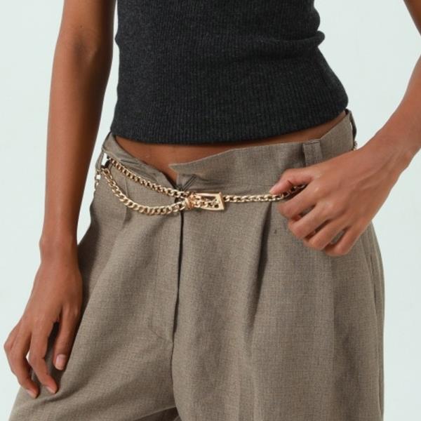 CHAIN WAIST BELT FOR WOMEN - PUNK TRENDY MATCHES DRESSES & JEANS