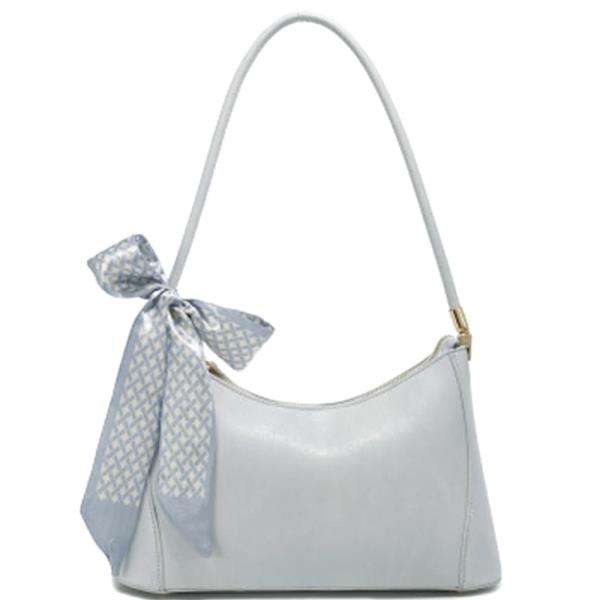 PLAIN CURVE RIBBON SHOULDER BAG
