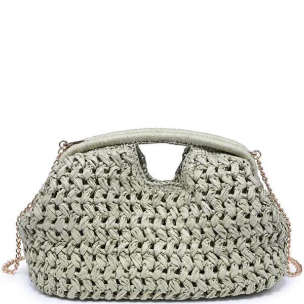 WOVEN ABIGAIL CROSSBODY BAG