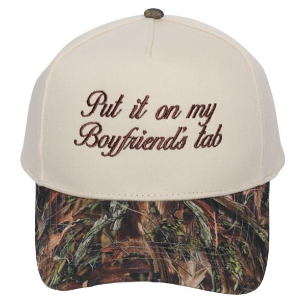 PUT IT ON MY BOYFRIEND TAB FASHION BALL CAP
