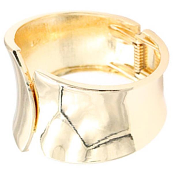 GOLD PLATED HINGED BANGLE BRACELET