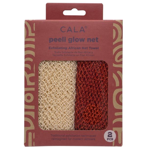 CALA PEELI GLOW EXFOLIATING AFRICAN NET TOWEL