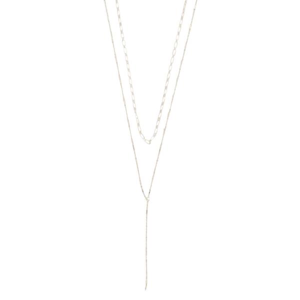 DAINTY LINK METAL LAYERED NECKLACE