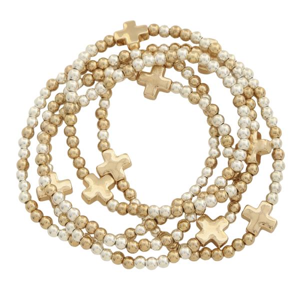 MIXED BEAD BRACELET SET