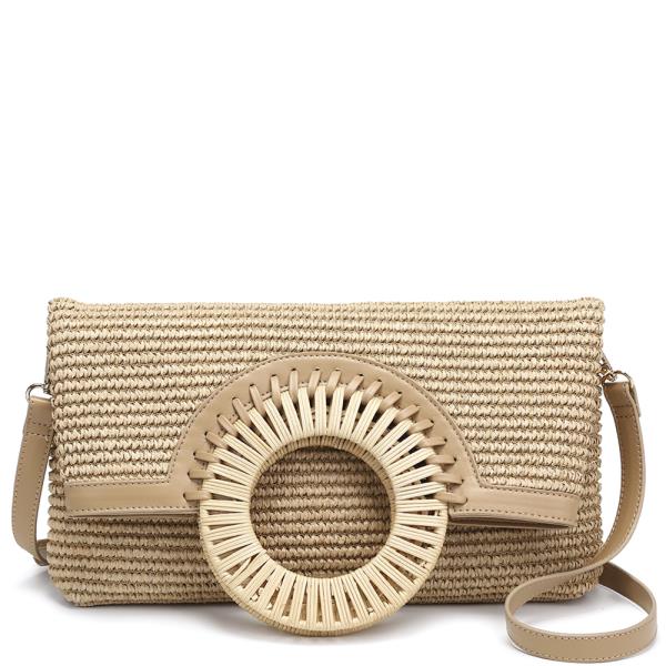 STYLISH FOLDOVER DESIGN CROSSBODY BAG